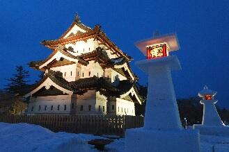 Hirosaki Castle Snow Lantern Fes.jpg